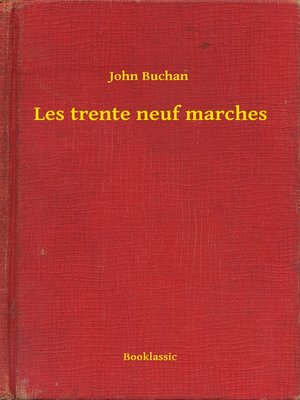 cover image of Les trente neuf marches